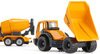 Scania Concrete Mixer (84mm) & Bergmann 3012 Dumper (81mm) Set