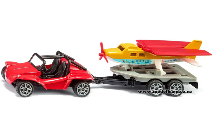 Beach Buggy with Trailer & Sports Airplane (155mm)