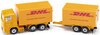 Scania Freight Truck & Trailer "DHL" (yellow, 150mm)