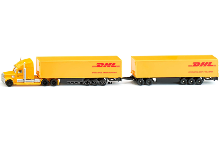 1/87 Freightliner Prime Mover & 2 Trailers "DHL"