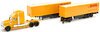 1/87 Freightliner Prime Mover & 2 Trailers "DHL"