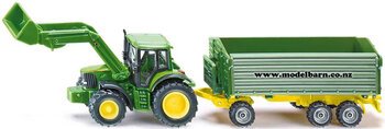 1/87 John Deere 6920S with Loader & 3-Axle Tip Trailer-john-deere-Model Barn