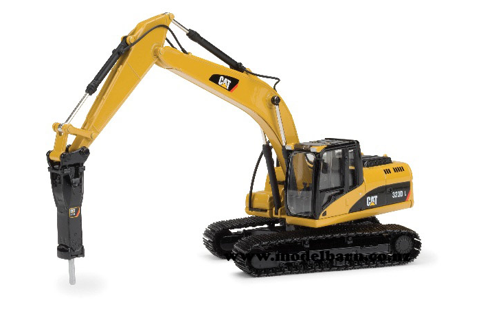 1/50 CAT 323DL Excavator with Hammer