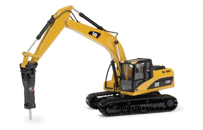 1/50 CAT 323DL Excavator with Hammer