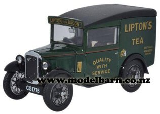 1/43 Austin Seven RN Van (green) "Lipton's Tea"-austin-and-morris-Model Barn