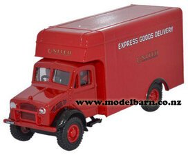 1/76 Bedford OW Luton Truck "United"-bedford-Model Barn