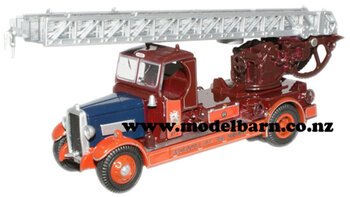 1/76 Leyland TLM Aerial Ladder Fire Truck "Newcastle"-leyland-Model Barn