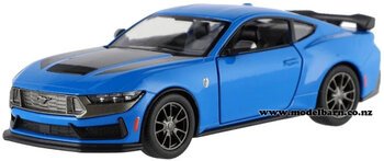 1/38 Ford Mustang Dark Horse (2024, blue)-vehicles-Model Barn