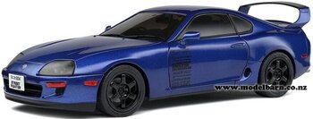 1/18 Toyota Supra MK4 "Streetfighter" (1993, Dark Blue)-vehicles-Model Barn