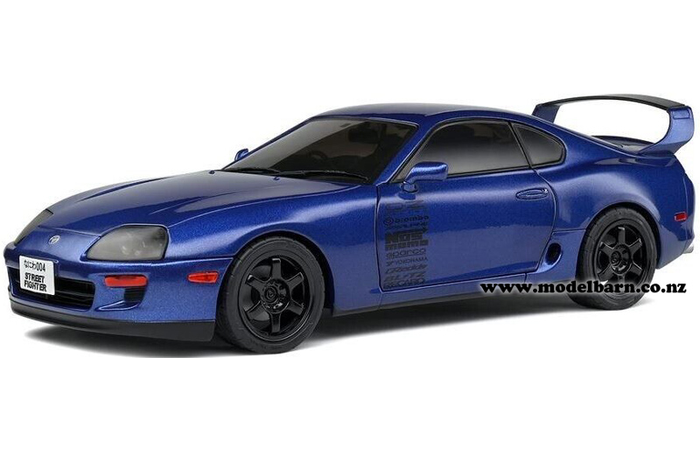 1/18 Toyota Supra MK4 "Streetfighter" (1993, Dark Blue)