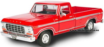 1/24 Ford F-150 Custom Pick-Up (1979, red)-vehicles-Model Barn