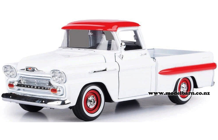 1/24 Chev Apache Pick-Up (1958, white & red)