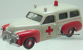 1/64 Holden FX 48-215 Ambulance "Melbourne District"-vehicles-Model Barn