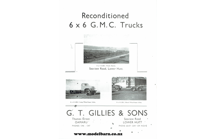 Reconditioned GMC Trucks Sales Brochure