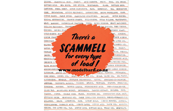 There'a a Scammell for Every Type of Load Sales Brochure
