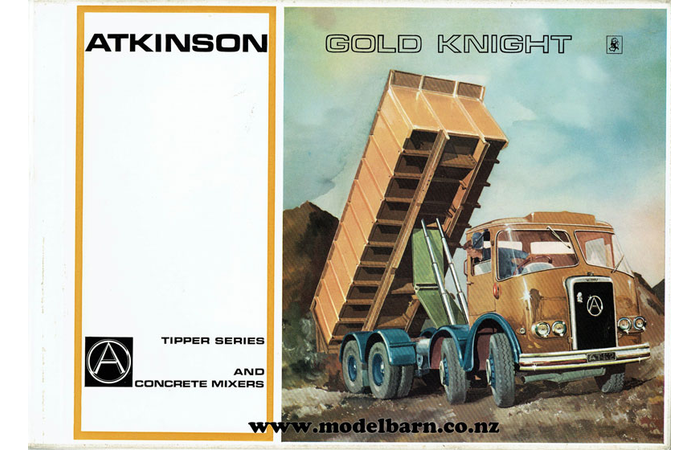 Atkinson Gold Knight Tippers & Concrete Mixers Sales Brochure