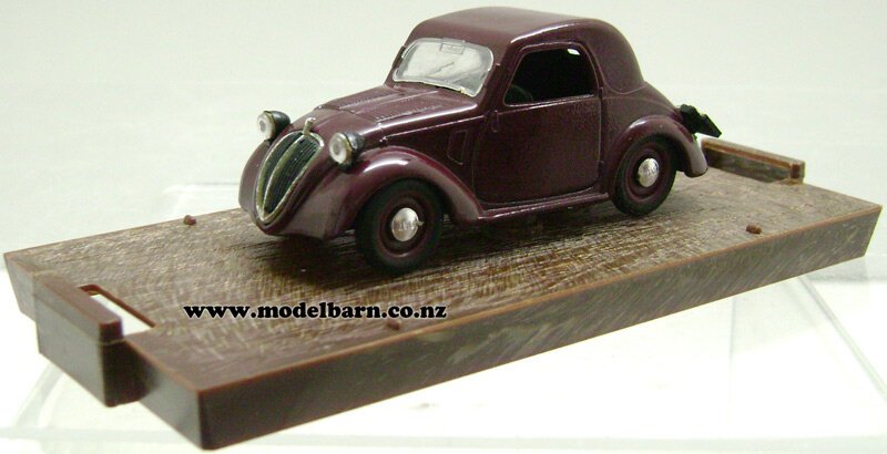 1/43 Fiat 500 A Topolino (maroon) - Vehicles-Other Vehicle Brands