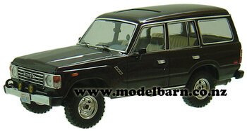 1/43 Toyota Land Cruiser (1982, dark metallic brown)-toyota-Model Barn