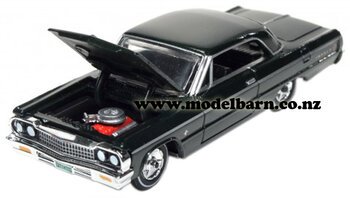 1/64 Chev Impala Coupe (1964, dark green)-chevrolet-and-gmc-Model Barn