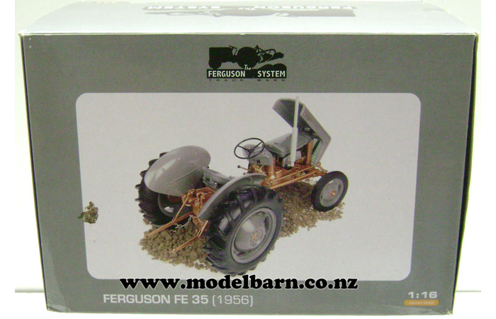 1/16 Ferguson FE-35 (1956, grey & gold) (used) - Farm Equipment