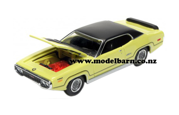 1/64 Plymouth GTX (1971, yellow & black)