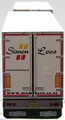 1/50 Scania R730 3-Axle Box Truck & 3-Axle Box Trailer "Simon Loos"