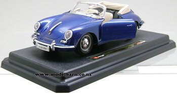 1/24 Porsche 356B Cabriolet (1961, blue)-porsche-Model Barn