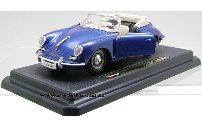 1/24 Porsche 356B Cabriolet (1961, blue)