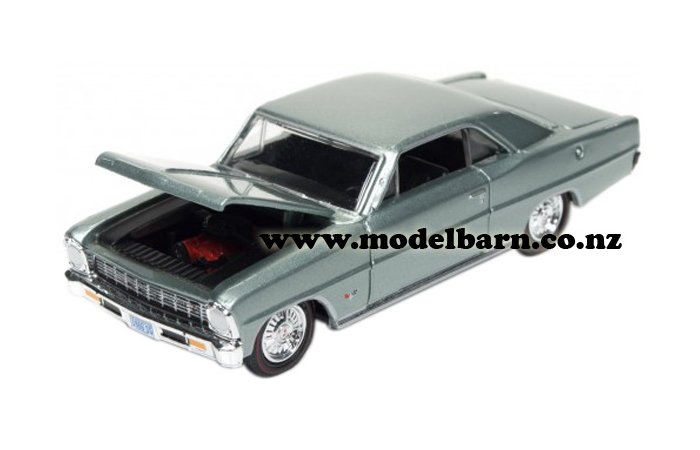 1/64 Chev Nova (1966, metallic grey)