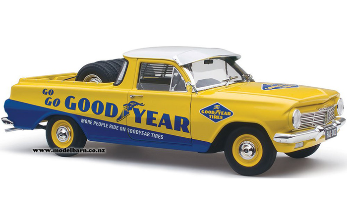 1/18 Holden EH Ute (yellow & blue) "Goodyear"