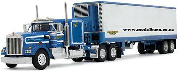 1/64 Kenworth W900A & 40' Semi Vintage Reefer Trailer "Western Distributing"-trucks-and-trailers-Model Barn