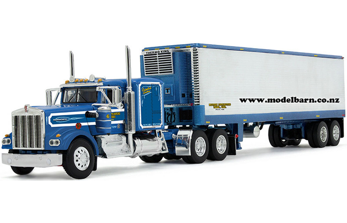 1/64 Kenworth W900A & 40' Semi Vintage Reefer Trailer "Western Distributing"