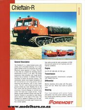 Foremost Chieftain-R Tracked Carrier Sales Brochure-other-brochures-Model Barn