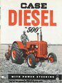 Case Diesel 500 Tractor Brochure 1953