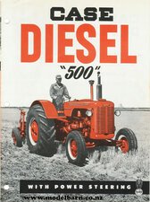 Case Diesel 500 Tractor Brochure 1953-case-Model Barn