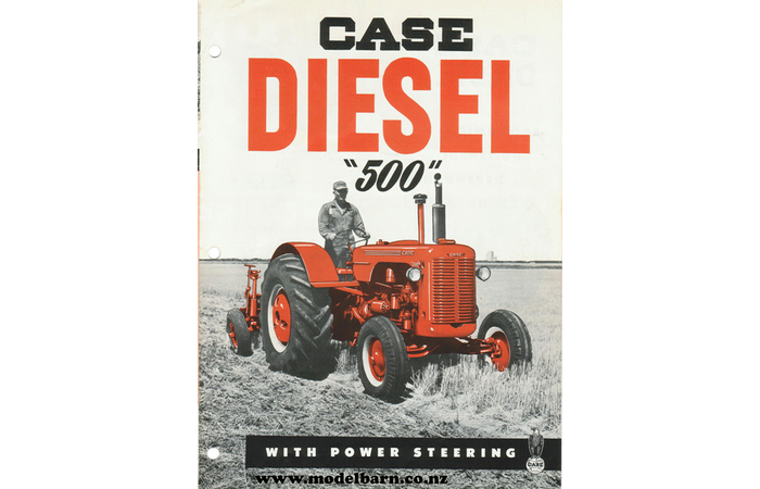 Case Diesel 500 Tractor Brochure 1953