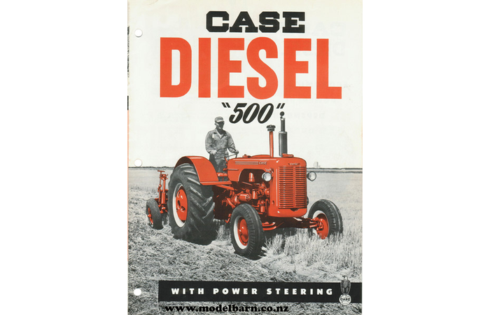 Case Diesel 500 Tractor Brochure 1953