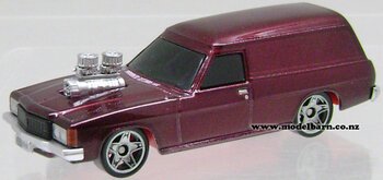 1/64 Holden HZ Panel Van with Blown Engine (Burgundy)-holden-Model Barn