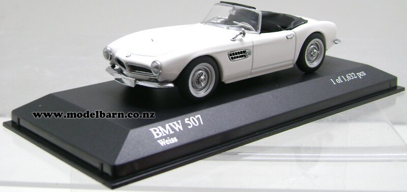 1/43 BMW 507 Cabriolet (1956, white) - Vehicles-BMW : Model Barn