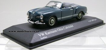 1/43 Volkswagen Karmann Ghia Cabriolet (1957, blue)-volkswagen-Model Barn