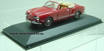 1/43 Volkswagen Karmann Ghia Cabriolet Soft Top (red)-volkswagen-Model Barn