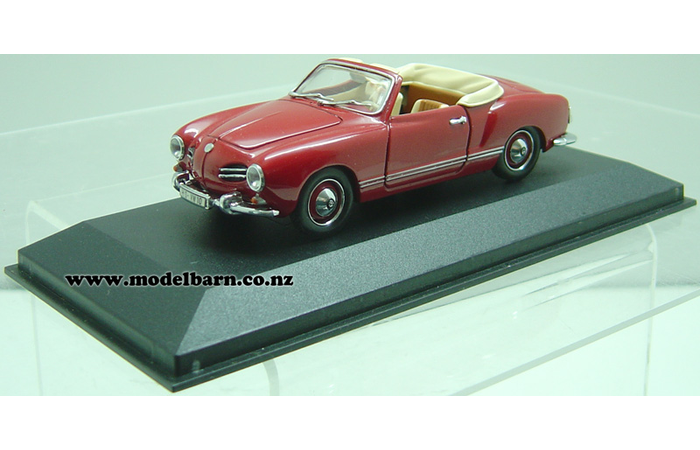 1/43 Volkswagen Karmann Ghia Cabriolet Soft Top (red)