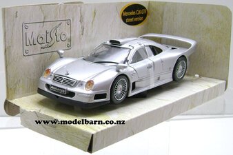1/26 Mercedes CLK-GTR Street Version (silver)-mercedes-Model Barn