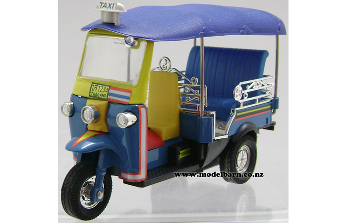 Tuk Tuk Taxi (136mm, blue & yellow)