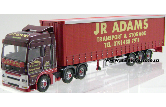 1/50 ERF ECT Olympic Prime Mover & Semi Curtainside Trailer "JR Adams"