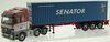 1/50 Mercedes Actros Prime Mover & Semi Skeletal Trailer & Container "John Mitchell"