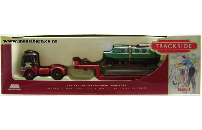 1/76 ERF LV & Semi Low Loader Trailer & Boat Load "Robert Walker Ltd"