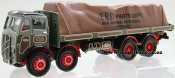 1/50 ERF 4-Axle Flat Deck Truck "ERF Parts Dept"-erf-Model Barn