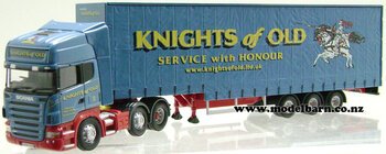 1/50 Scania R420 Prime Mover & Semi Curtainside Trailer "Knights of Old"-scania-Model Barn