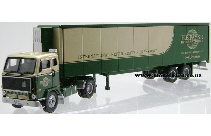 1/50 Volvo F88 Prime Mover & Semi Refer Trailer "HE Payne Ltd"